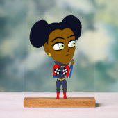 チビ（小さくかわいく書いた感じ） アクリルサイン (ニュートラル)