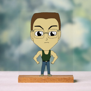 チビ（小さくかわいく書いた感じ） アクリルサイン