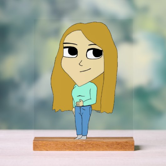 チビ（小さくかわいく書いた感じ） アクリルサイン (ニュートラル)