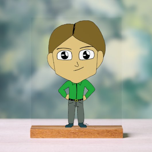 チビ（小さくかわいく書いた感じ） アクリルサイン (ニュートラル)