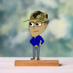 チビ（小さくかわいく書いた感じ） アクリルサイン