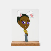 チビ（小さくかわいく書いた感じ） アクリルサイン (正面)