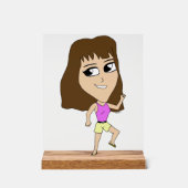 チビ（小さくかわいく書いた感じ） アクリルサイン (正面)