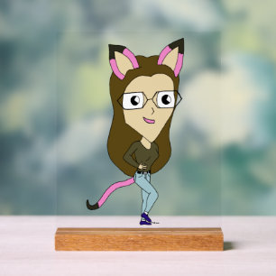 チビ（小さくかわいく書いた感じ） アクリルサイン