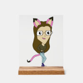 チビ（小さくかわいく書いた感じ） アクリルサイン (正面)