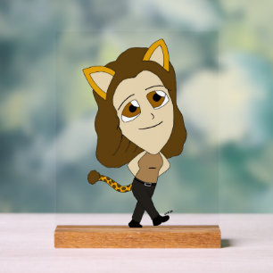 チビ（小さくかわいく書いた感じ） アクリルサイン