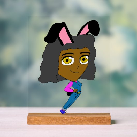 チビ（小さくかわいく書いた感じ） アクリルサイン (ニュートラル)