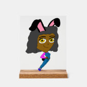 チビ（小さくかわいく書いた感じ） アクリルサイン (正面)