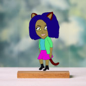 チビ（小さくかわいく書いた感じ） アクリルサイン (ニュートラル)