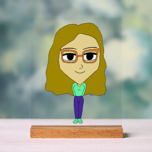 チビ（小さくかわいく書いた感じ） アクリルサイン (ニュートラル)