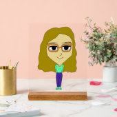 チビ（小さくかわいく書いた感じ） アクリルサイン (ウェディング)