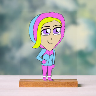 チビ（小さくかわいく書いた感じ） アクリルサイン