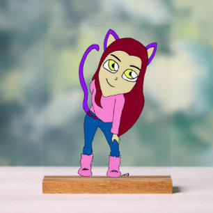 チビ（小さくかわいく書いた感じ） アクリルサイン