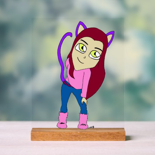 チビ（小さくかわいく書いた感じ） アクリルサイン (ニュートラル)