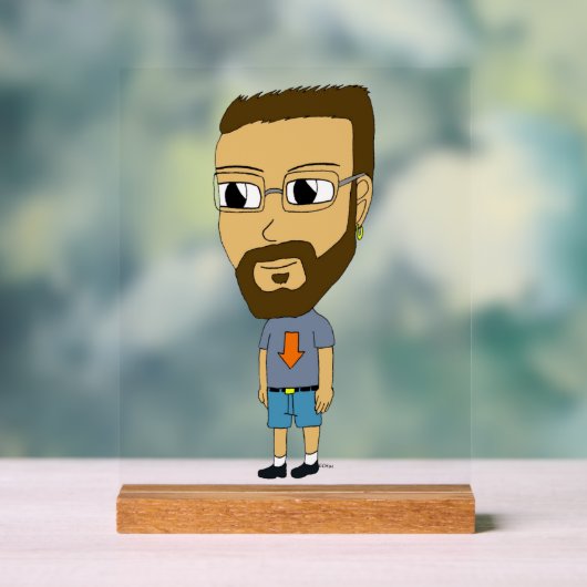 チビ（小さくかわいく書いた感じ） アクリルサイン (ニュートラル)