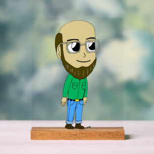 チビ（小さくかわいく書いた感じ） アクリルサイン