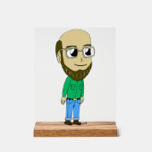 チビ（小さくかわいく書いた感じ） アクリルサイン (正面)