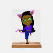 チビ（小さくかわいく書いた感じ） アクリルサイン (正面)