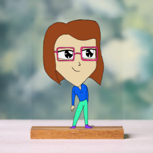 チビ（小さくかわいく書いた感じ） アクリルサイン