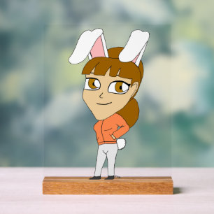 チビ（小さくかわいく書いた感じ） アクリルサイン