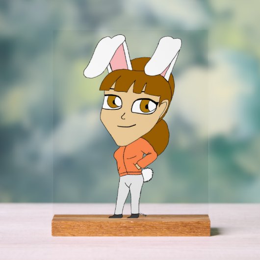 チビ（小さくかわいく書いた感じ） アクリルサイン (ニュートラル)