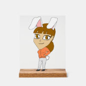 チビ（小さくかわいく書いた感じ） アクリルサイン (正面)