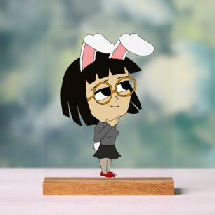 チビ（小さくかわいく書いた感じ） アクリルサイン