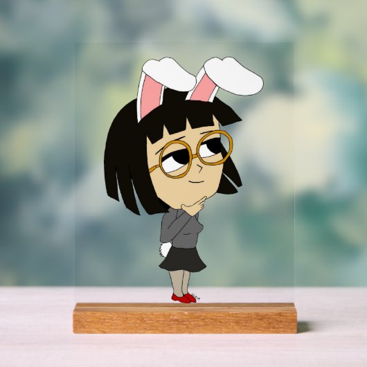 チビ（小さくかわいく書いた感じ） アクリルサイン (ニュートラル)