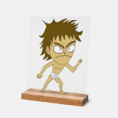 チビ（小さくかわいく書いた感じ） アクリルサイン (傾斜)