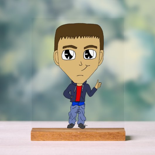 チビ（小さくかわいく書いた感じ） アクリルサイン (ニュートラル)