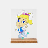チビ（小さくかわいく書いた感じ） アクリルサイン (正面)