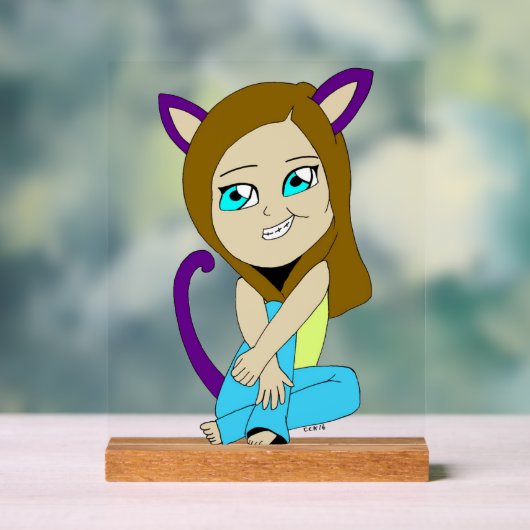 チビ（小さくかわいく書いた感じ） アクリルサイン (ニュートラル)