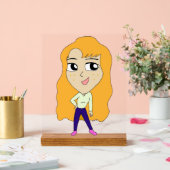 チビ（小さくかわいく書いた感じ） アクリルサイン (ウェディング)