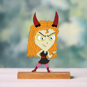 チビ（小さくかわいく書いた感じ） アクリルサイン