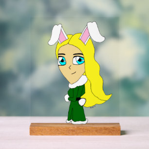 チビ（小さくかわいく書いた感じ） アクリルサイン