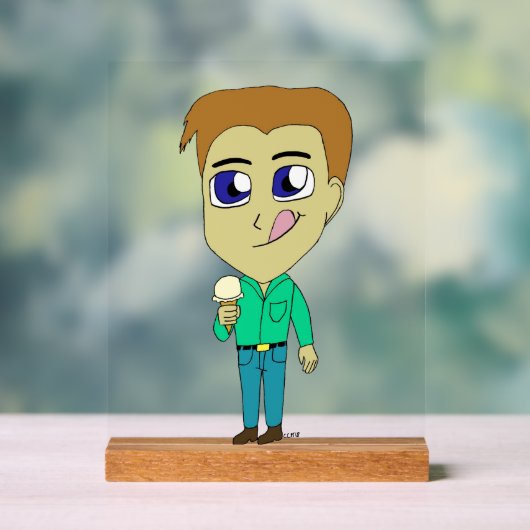 チビ（小さくかわいく書いた感じ） アクリルサイン (ニュートラル)