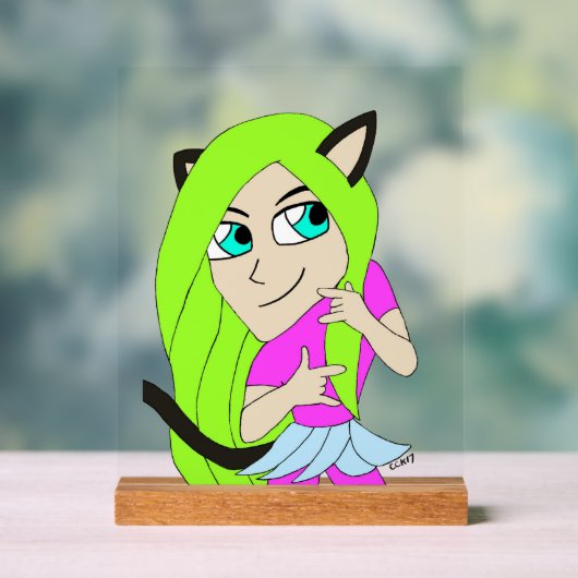チビ（小さくかわいく書いた感じ） アクリルサイン (ニュートラル)