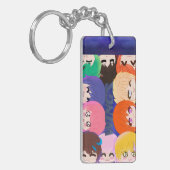 チビ(小さくかわいく書いた感じ)ウィンズアクリルキーチェーン キーホルダー (正面左)