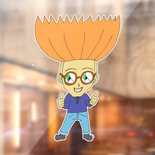 チビ（小さくかわいく書いた感じ） ウィンドウサイン (シート2)