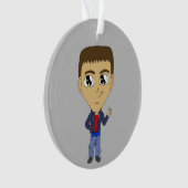 チビ（小さくかわいく書いた感じ） オーナメント (正面)