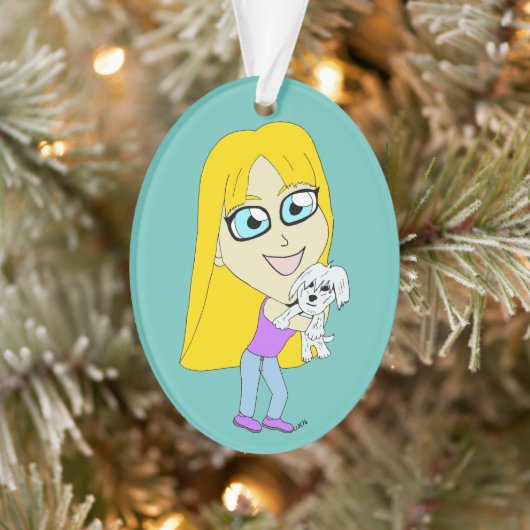 チビ（小さくかわいく書いた感じ） オーナメント (ツリー)