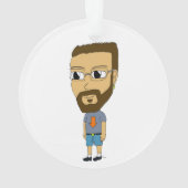 チビ（小さくかわいく書いた感じ） オーナメント (裏面)