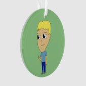 チビ（小さくかわいく書いた感じ） オーナメント (正面)