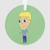 チビ（小さくかわいく書いた感じ） オーナメント (裏面)