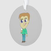 チビ（小さくかわいく書いた感じ） オーナメント (正面)