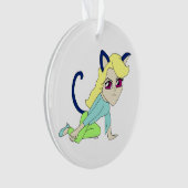 チビ（小さくかわいく書いた感じ） オーナメント (正面)