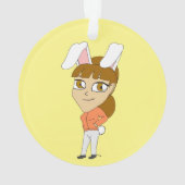 チビ（小さくかわいく書いた感じ） オーナメント (裏面)