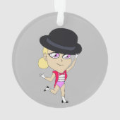 チビ（小さくかわいく書いた感じ） オーナメント (裏面)