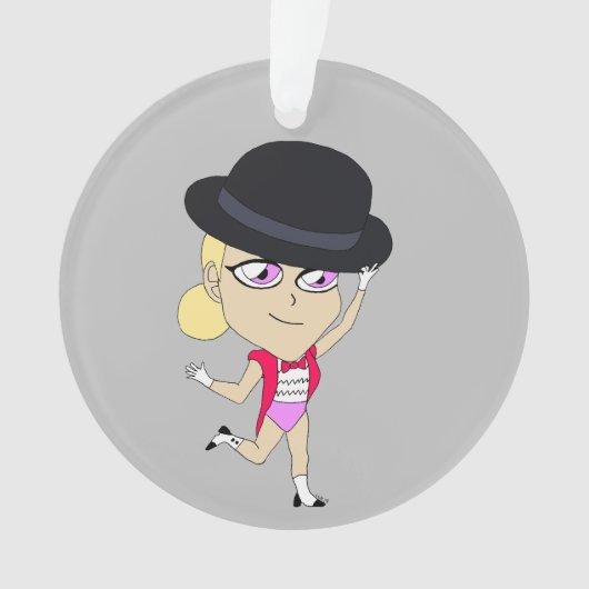 チビ（小さくかわいく書いた感じ） オーナメント (正面)