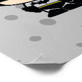 チビ（小さくかわいく書いた感じ）キャットウーマンオンバットマン2 ポスター (角)